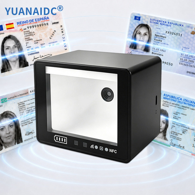 Multi-Country ID Recognition Scanner OCR Passport Reader for Government Kiosk Self Service Terminal