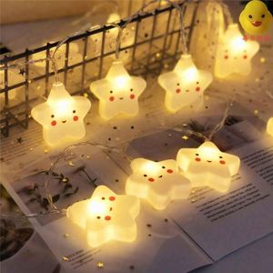 Creative White Clouds Smile Star <b>Light</b> <b>String</b> Children's Bedroom Tent Decoration Battery Powered IP67 Waterproof DC12V <b>Lights</b> - Product Image 4
