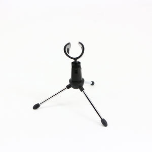 Soporte de micrófono de escritorio portátil y ligero M18 Soporte de micrófono de mano de metal sólido para podcasts/cursos en línea - Product Image 5