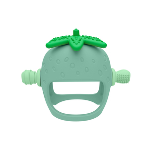 OEM ODM precio de fábrica linda flor forma púrpura de grado alimenticio de silicona líquida dentición juguete mordedor dentición juguete - Product Image 6