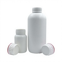 Bouteille vide blanche en PEHD fluoré de 1 litre, 5 litres, 16 oz pour engrais liquide et produits chimiques, avec pulvérisateur et bouchon à vis de 750 ml