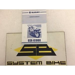 Manuale del proprietario Suzuki Gsxr 1000 2001 2002 in lingua tedesca - Product Image 1