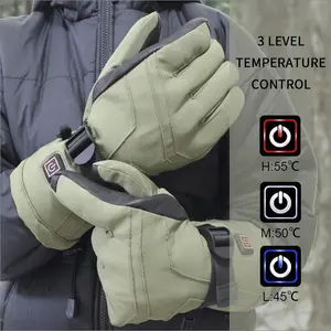 패러글라이딩을위한 가열 가능한 장갑에 겨울 손 스포츠 스키 및 낚시를위한 캐주얼 야외 사용