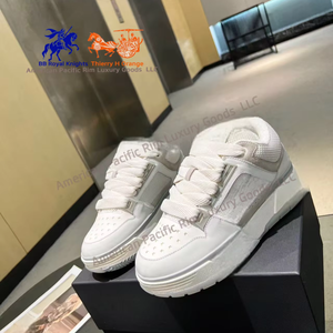 Chaussures de skate décontractées polyvalentes pour hommes Amiris, nouvelle collection 2025, respirantes, en maille, petites chaussures blanches tendance, baskets plateforme - Product Image 2