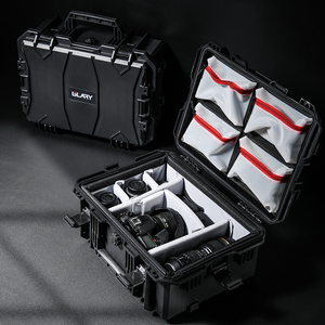 Boîte de rangement pour photographie professionnelle GLARY, boîte de transport portable pour trépied, boîte de transport étanche en plastique pour appareil photo avec sangles - Product Image 5