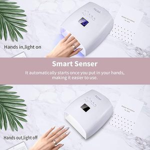 Lámpara de Uñas LED UV Recargable de 48W, Inalámbrica, Profesional, para Gel, Arte de Uñas y Manicura, para el Hogar y Salón - Product Image 4