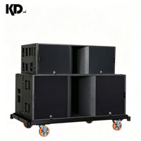 Sistema de Sonido para Escenario, Altavoces de Neodimio de 3 Vías y 15 Pulgadas, Subwoofer Doble de 18 Pulgadas, Alta Eficiencia, Resistente al Agua