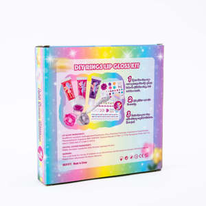 JUST GIRL-Kit de brillo de labios para niñas, anillo de marca privada a la moda, juguete para niños, maquillaje artesanal, conjunto de belleza - Product Image 2