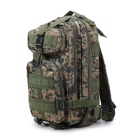 Sac à dos tactique JSH personnalisé grande capacité 3P, camouflage, système Molle, respirant, durable, doublure en nylon imperméable, sport