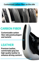 Volant de vente chaude pour Tesla modèle 3/Y 2018-2023 Y 2018-2022 Yoke Nappa Leather Accessoires personnalisés