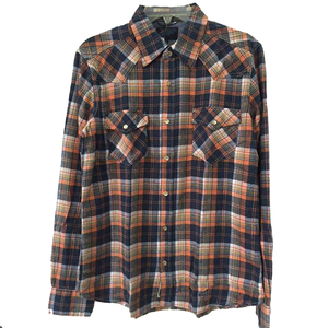 <span class=keywords><strong>Camicia</strong></span> in flanella a quadri tinta in filo da <span class=keywords><strong>uomo</strong></span>, <span class=keywords><strong>camicia</strong></span> spazzolata - Product Image 1