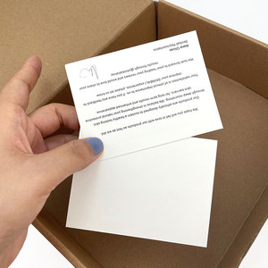 Cartes de remerciement pliables de luxe personnalisées de haute qualité avec impression de perles, cartes d'invitation de mariage, cartes de vœux - Product Image 3
