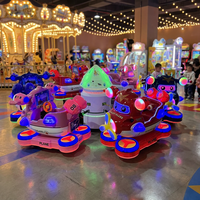 Manège pour enfants en forme de mini-cheval avec lumières LED et musique, rotatif, sûr, durable, de haute qualité, pour parcs d'attractions, en promotion