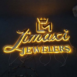 عالية السطوع الصمام علامة مضيئة إلكتروني المعادن رسائل حرف شعار الديكور للدعاية - Product Image 3