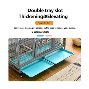 <span class=keywords><strong>Jaula</strong></span> <span class=keywords><strong>para</strong></span> Perros Madre e Hijo <span class=keywords><strong>para</strong></span> Razas Grandes, Golden Retrievers, Labradores, Interior y Exterior, Doble Puerta, Plegable - Product Image 3