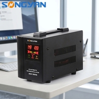 Stabilisateur de tension monophasé AC 220V à prix d'usine, protection contre les surtensions, régulateur de tension automatique domestique ACH-1500VA