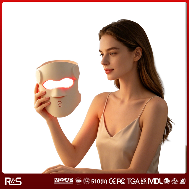 4d Laser Infrared Mask Face 1070nm NIR Medical LED Lights of Surgical Face Lift Full LED Beauty Face Red Light Mask