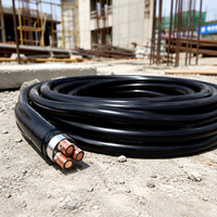 YJV22 3 Inti 35 95m ㎡   Kabel Daya Tembaga XLPE Berlapis Baja 26/35kV 90 ° Suhu Kerja yang Cocok untuk Saluran Kabel Tanam Langsung