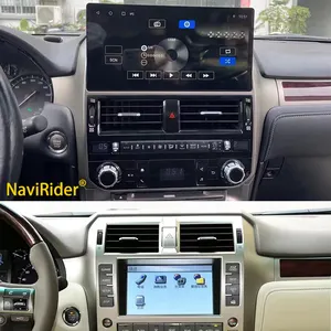 12Inch Qled Scherm Android Videospeler Voor Lexus Gx400 Gx460 2010-2022 Ondersteuning Originele Cd Mark Levinson Audio Gps Carplay Hu