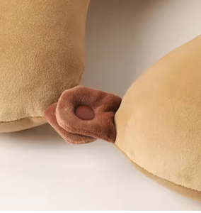 Almohada en forma de U de dibujos animados, almohada de cuello Kapipala, almohada de deformación de partículas de espuma, almohada de cuello multifuncional, almohada de siesta de oficina - Product Image 5