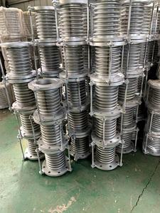 Giunti di Espansione in Gomma con Soffietto Metallico in Acciaio Inox Rinforzato di Alta Qualità, Compensatore a Flangia Corrugata per Vapore, Verniciatura a Basso Costo - Product Image 6