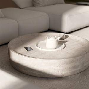 HZX Factory Price Natural <strong>Marble</strong> <strong>Stone</strong> Travertine <strong>Stone</strong> Slab for <strong>Marble</strong> Coffee Table Customized Luxury Hotel Hall Decoration - Product Image 1