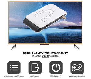 Set Top <span class=keywords><strong>Box</strong></span> Siêu Nhỏ Đầu Thu Tv Vệ Tinh Kỹ Thuật Số 1080P Full Hd DVB S2 1998Plus Không Có Đĩa - Product Image 6