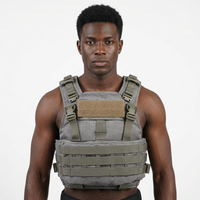 Gilet tactique ABS MOLLE pour la chasse, porte-plaques amovible pour hommes, personnalisable OEM, certifié ISO CE