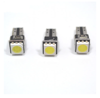 Ampoule LED de tableau de bord FSYLX 5050 1SMD T5 Wedge, lumière blanche Canbus pour voiture, éclairage intérieur du tableau de bord, lampes latérales de véhicule, DC 12V T5 T10 LED