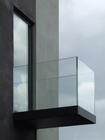 Luxseal aluminium U canal pont escalier verre garde-corps aluminium prix balustrade escaliers balcon verre garde-corps