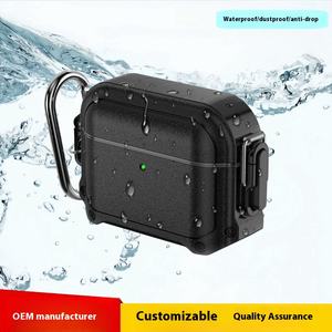 Funda protectora impermeable de segunda generación para Apple para <span class=keywords><strong>AirPods</strong></span> Pro 2 para auriculares <span class=keywords><strong>Bluetooth</strong></span> para <span class=keywords><strong>Airpods</strong></span> 4 Shell - Product Image 2