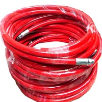 Tuyau de gaz naturel en gros, tressé en acier inoxydable, flexible, 1/2 pouce, pour chauffage de terrasse, foyer extérieur, 100 pieds de long