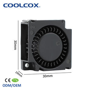 CoolCox 30x30x10mm DC Bürstenloser Lüfter 5V OEM Kühlung Luftreiniger Kunststoffblatt Mikroprojektor Umwelttester - Product Image 1