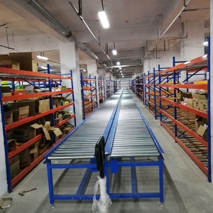 Fangding đa lớp Con lăn Kệ hệ thống kho lưu trữ bánh xe Kệ carton dòng chảy giá siêu thị carton lưu trữ Kệ - Product Image 6