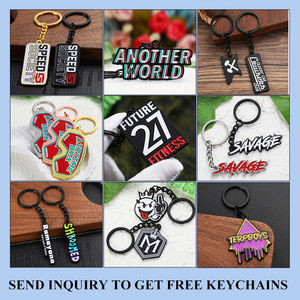 时尚定制金属钥匙扣 金属锌合金精美珐琅钥匙扣 定制徽标品牌字母纪念品礼品 - Product Image 6