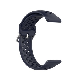 Bracelet de montre en silicone pour <span class=keywords><strong>Huawei</strong></span> Watch GT2, 42mm, multi-trous, respirant, de couleur unie, 20mm - Product Image 5