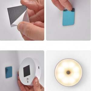 Lámpara Nocturna LED con Sensor de Movimiento, Magnética, Portátil, Recargable, para Colgar en la Pared, para Habitación de Bebé, Armario, Escalera - Product Image 3