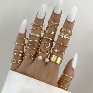 Alloy Wedding <b>Rings</b> Engagement Gift Party Cross Border Multi Custom Logo for Wholesalers Punching/Stamping Process Two-tone - Product Image 1