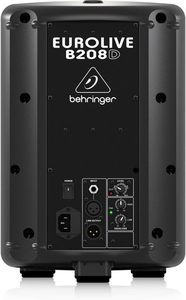 Sistema de Altavoces PA de 2 Canales Behringer EUROLIVE B208D Activo de 200 Vatios con Woofer de 1 Pulgada y 2.0 Canales, Color Negro - Product Image 4