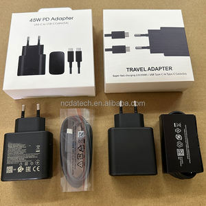 อะแดปเตอร์ชาร์จเร็ว 45W 25W Type C พร้อมสายชาร์จ 5A Usb c to Usb c สำหรับ <span class=keywords><strong>Samsung</strong></span> Galaxy S24 S23 S22 A73 <span class=keywords><strong>A53</strong></span> S20 - Product Image 2