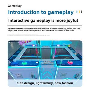X Fighter Tank Coin-Operated Lottery Machine Four-<b>Player</b> Video Game Console Children's Entertainment Equipment Amusement Game - Product Image 4