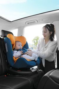 Siège auto pliable en forme de pomme pour bébé, avec maille respirante ultra-épaisse, coussin de soutien de la tête pour nouveau-né, certifié <span class=keywords><strong>ECE</strong></span> <span class=keywords><strong>R44</strong></span>/<span class=keywords><strong>04</strong></span> - Product Image 5