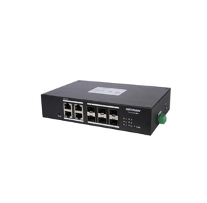 Switch Industrial Gigabit Inteligente Hikvision DS-3T1510F, 4 Puertos RJ45 + 6 Puertos Ópticos SFP, Montaje en Riel DIN - Product Image 3