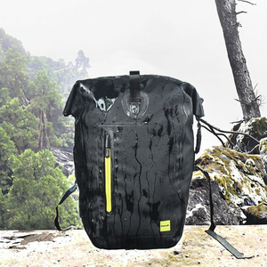 25L À Prova D' Água Bicicleta Pannier Saco com Alça Destacável Universal Fit Ajustável & Portátil Traseira Bicicleta Viagem Pannier - Product Image 3