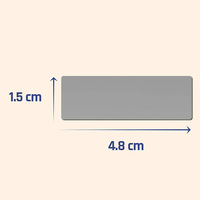 Vente en gros d'autocollants numérotés à gratter rouleau d'étiquettes en vinyle métallique autocollants cosmétiques imperméables autocollants personnalisés autocollants adhésifs