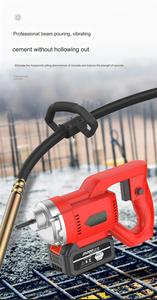 Vibrateur concret tenu dans la main Utilisation <span class=keywords><strong>sans</strong></span> <span class=keywords><strong>fil</strong></span> Vibrateur <span class=keywords><strong>à</strong></span> grande vitesse de batterie au lithium avec tige de 35*1.5m - Product Image 4