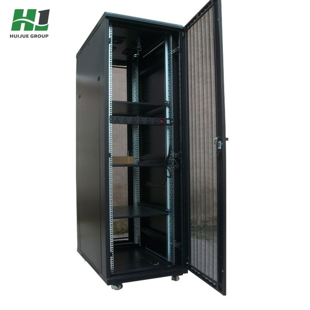 HJ Perforated Heavy Duty 19 Inch 42U Server Rack Network Cabinet for Data Center Cloud Computing