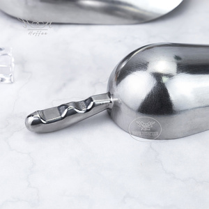 6/12/24/38/58/85oz Hợp kim nhôm <span class=keywords><strong>Ice</strong></span> Shovel hạt cà phê đậu bột đo <span class=keywords><strong>Scoop</strong></span> Bar Pub kim loại <span class=keywords><strong>ICE</strong></span> CUBE Shovel - Product Image 3