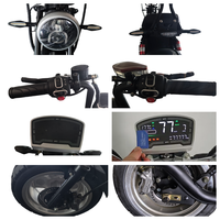 Scooter électrique Citycoco HR9 3000W 60V 20Ah à deux roues, moteur sans balais, écran NFC, pneus larges en aluminium de 10 pouces, étanche, capacité de charge 150 kg