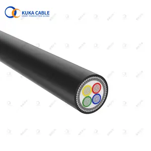 3 4 5 Core N2XY NA2XY YJV YJLV CU/AL Conductor PVC XLPE Cable de alimentación aislado